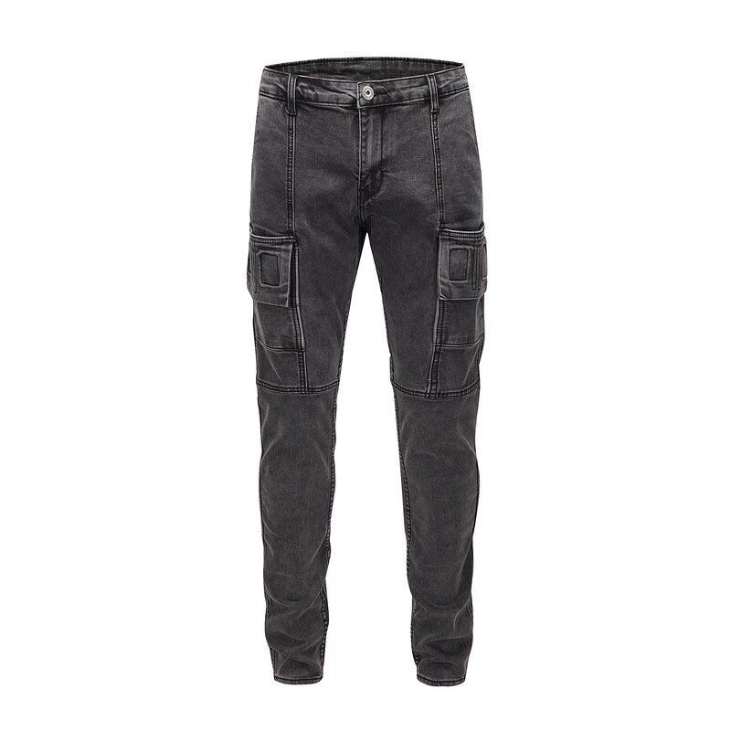 Mens Black Graphic Patched Skinny Jeans - RippedJeans® Official Site