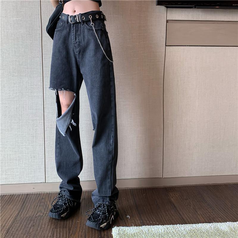 Wholesale Ripped Jeans Women Street Denim Pants Big Holes Torn Casual  Trousers Vintage Pencil Pants From m.alibaba.com